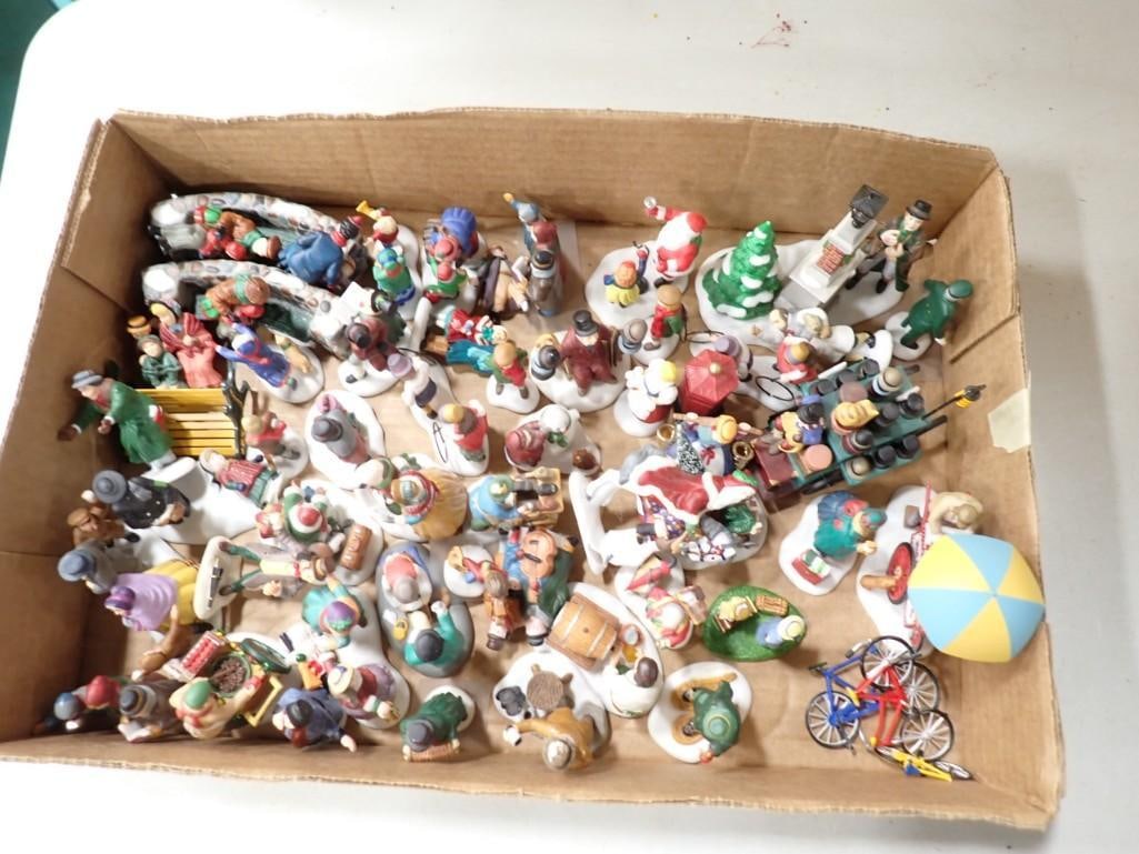 Lot of assorted Dept. 56 Figurines and Accessories, etc. including Dickens' Village (1 of 6)