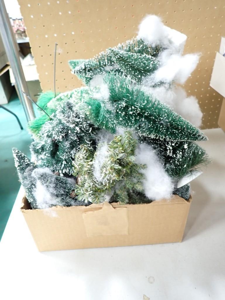Large Box full of Dept. 56 Trees / Accessories (1 of 5)
