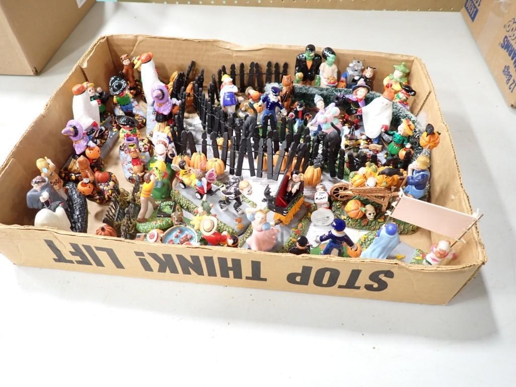 Large Lot of Dept. 56 Halloween Figurines and Accessories (1 of 6)