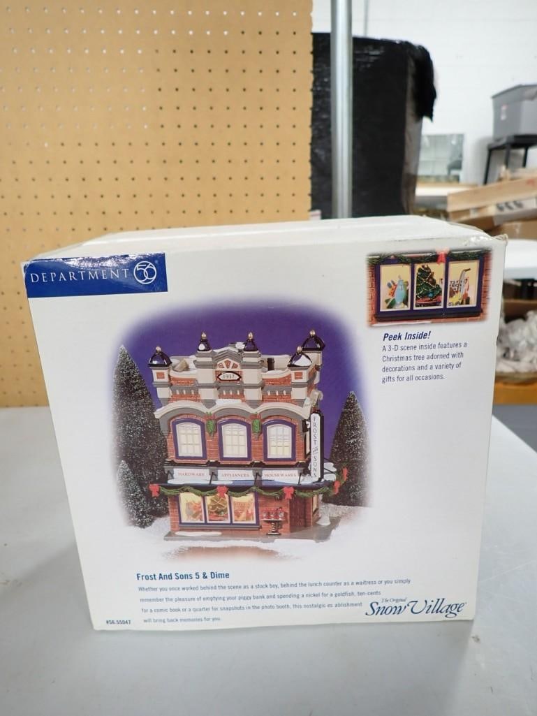 Dept. 56 "Frost and Sons 5 & Dime" Original Snow Village Series: Department 56 "Frost and Sons 5 & Dime" Original Snow Village Series