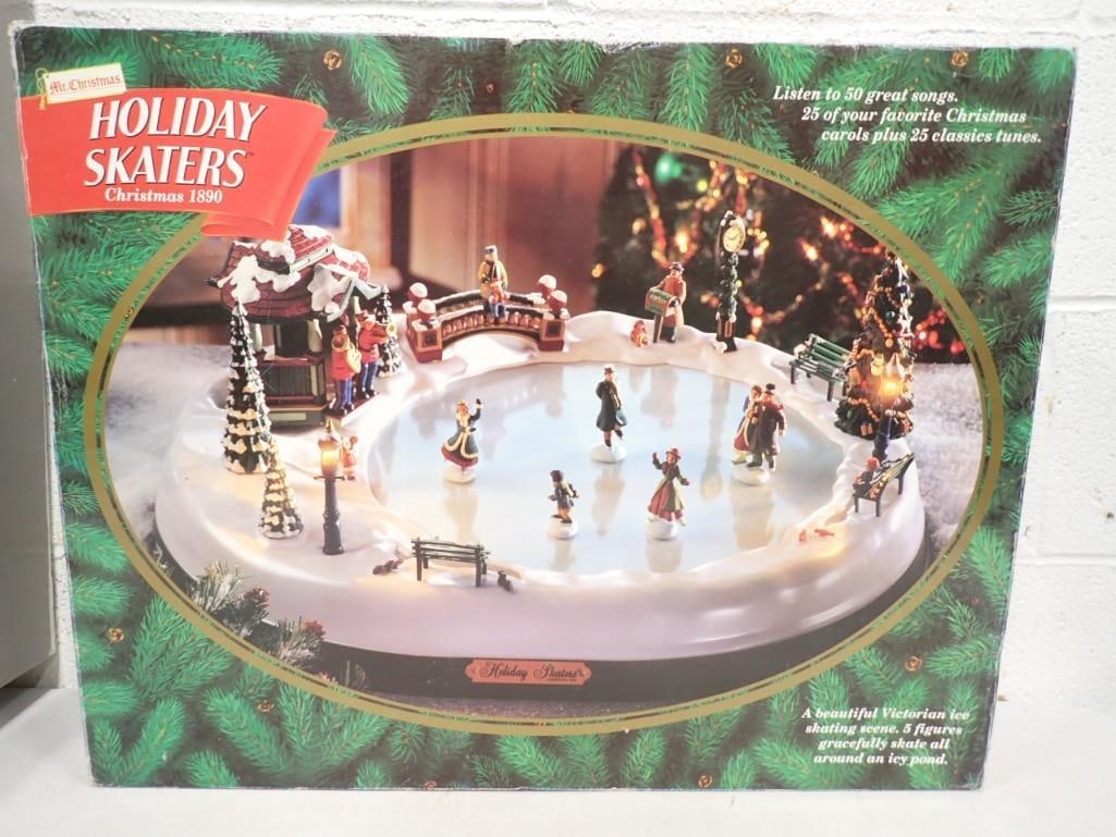 Mr Christmas Holiday Skaters Animated Musical Display (1 of 5)