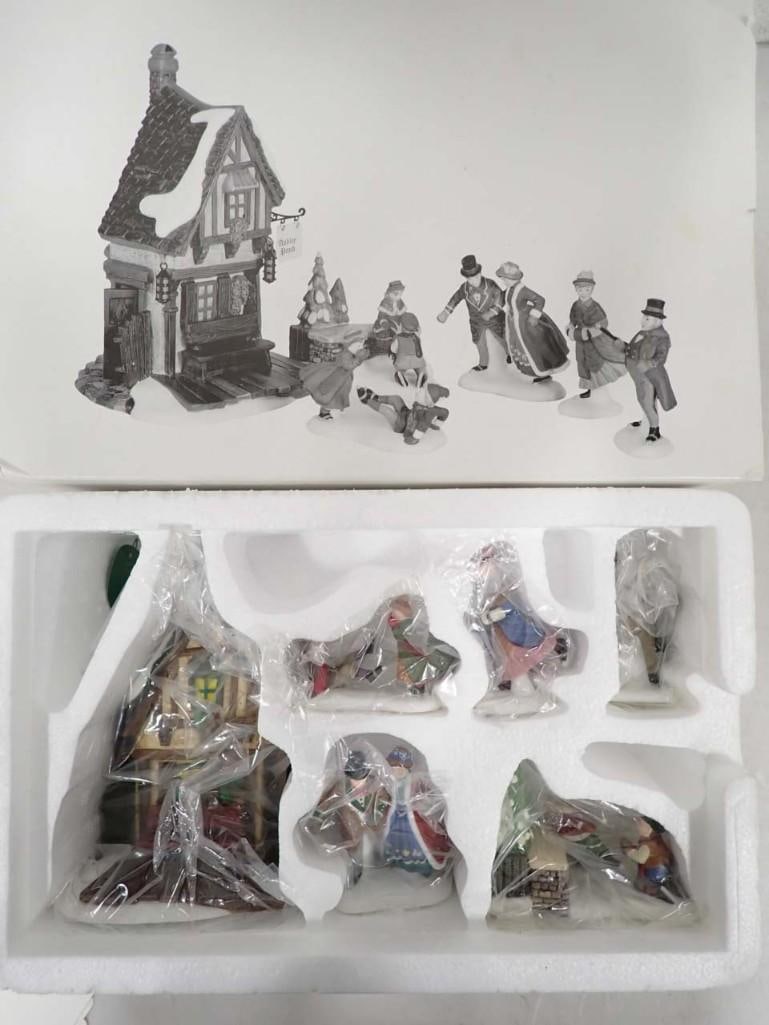 Dept 56 Ashley Pond Skating Party Heritage Village Collection Accessories in Original Box (1 of 3)
