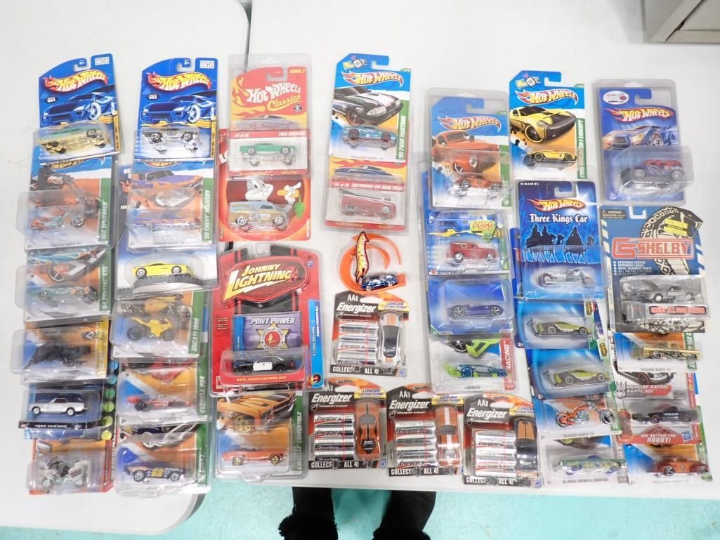 38 Toy Cars and Vehicles incl Hot Wheels, Johnny Lightning, Etc New in Package (1 of 6)