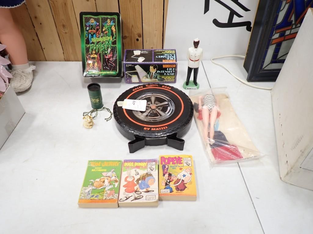 Vtg Toys incl Redline Hot Wheels, Warriors of Plasm Special Edition Tin Set, Barbie Doll Fashions (1 of 7)