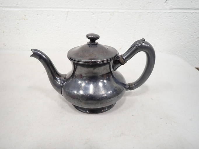 Antique Reed & Barton No 875 Silverplate Railroad Hot Water / Tea Kettle