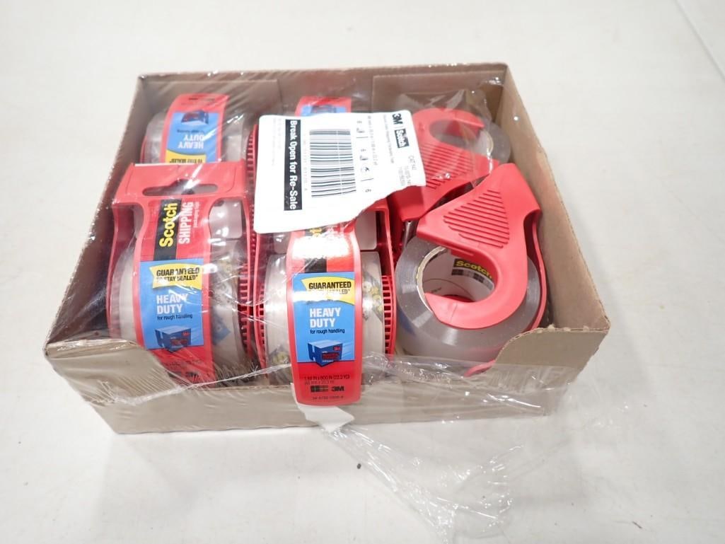 Scotch Heavy Duty packing / Shipping Tape - 6 dispensers with tape (1 of 3)