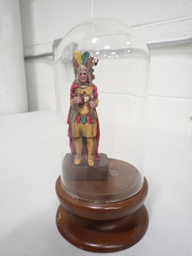 Native American Figurine with case: Native American Figurine with case