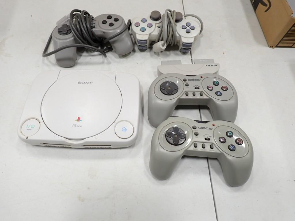 Sony PlayStation System and Controllers - untested, comes with everything as shown (1 of 2)