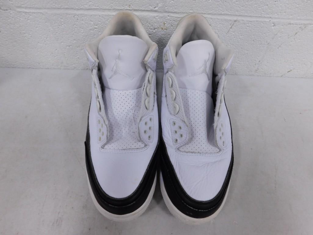 Nike Air Jordan 3 Etro SPX Fragment Design Mid White Shoes - Size 10: Nike Air Jordan 3 Etro SPX Fragment Design Mid White Shoes - Size 10