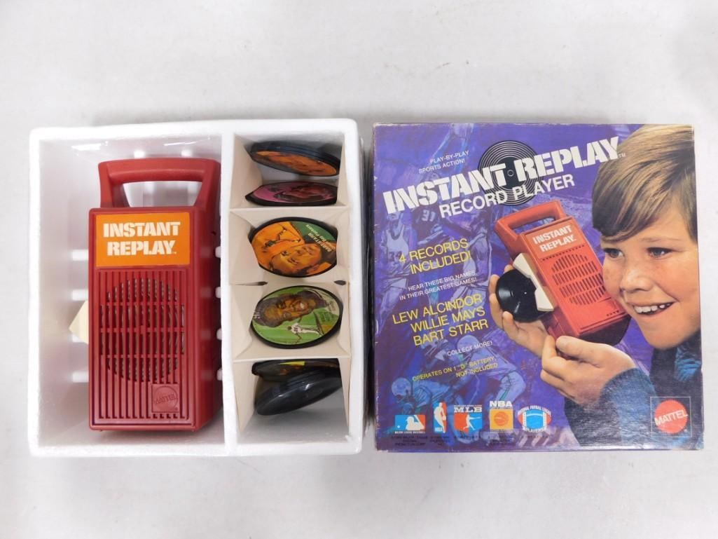 Instant Replay Record Player Vintage Toy by Mattel in Original Box (1 of 9)