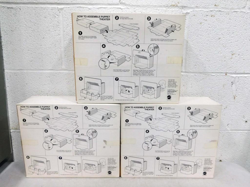 3 NOS Vintage Mattel Puppet Theater Toys New Old Stock (1 of 4)