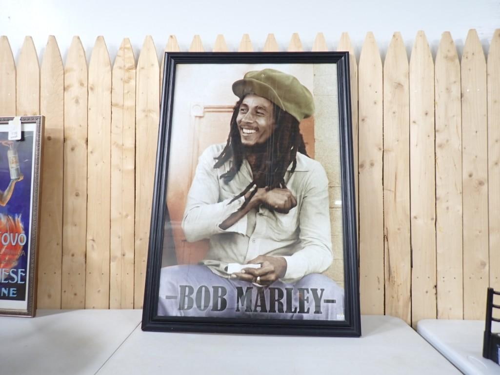 Bob Marley Framed Poster - Measures roughly 28x39" (1 of 3)