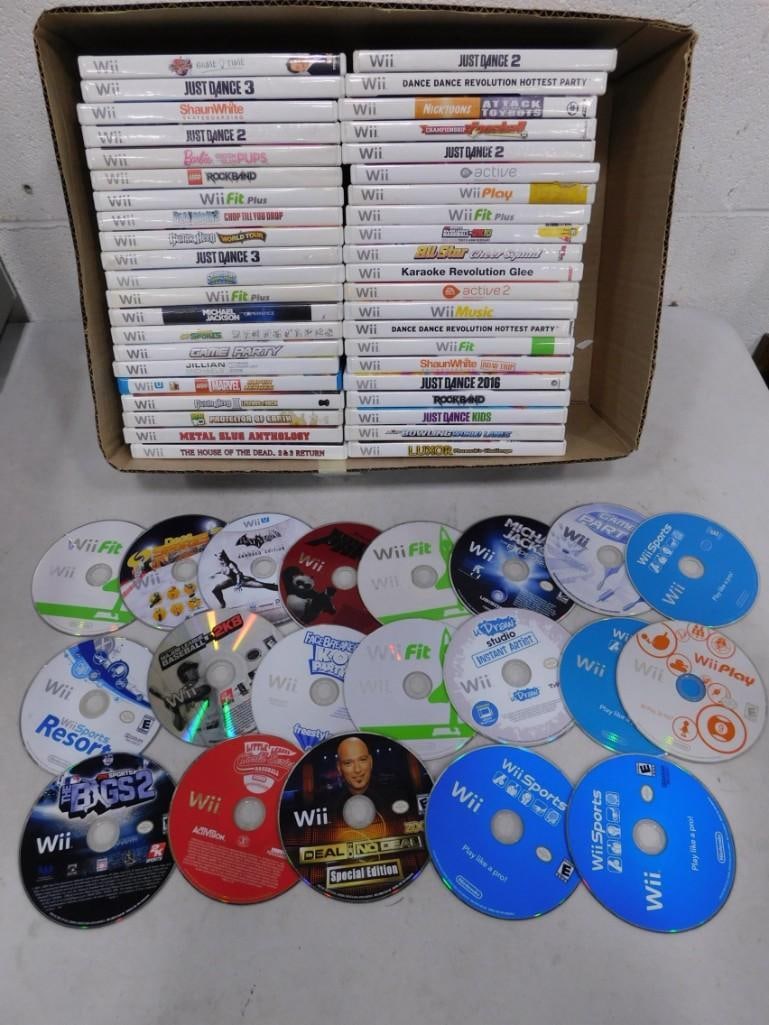 Large Video Game Lot including Nintendo Wii Games - Just Dance, Lego Marvel, Metal Slug Anthology (1 of 5)