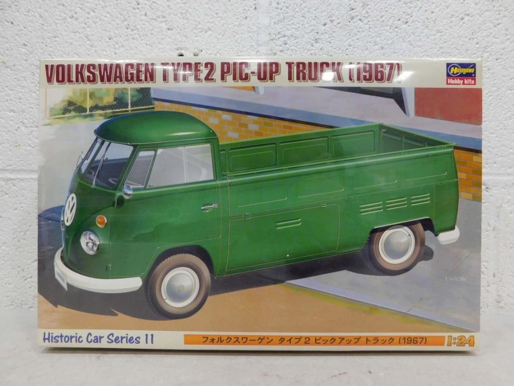 Sealed Volkswagen Type 2 Pic-Up Truck (1967) Hasegawa Model Kit 1:24 Scale: New and Sealed Volkswagen Type 2 Pic-Up Truck (1967) Hasegawa Model Kit 1:24 Scale