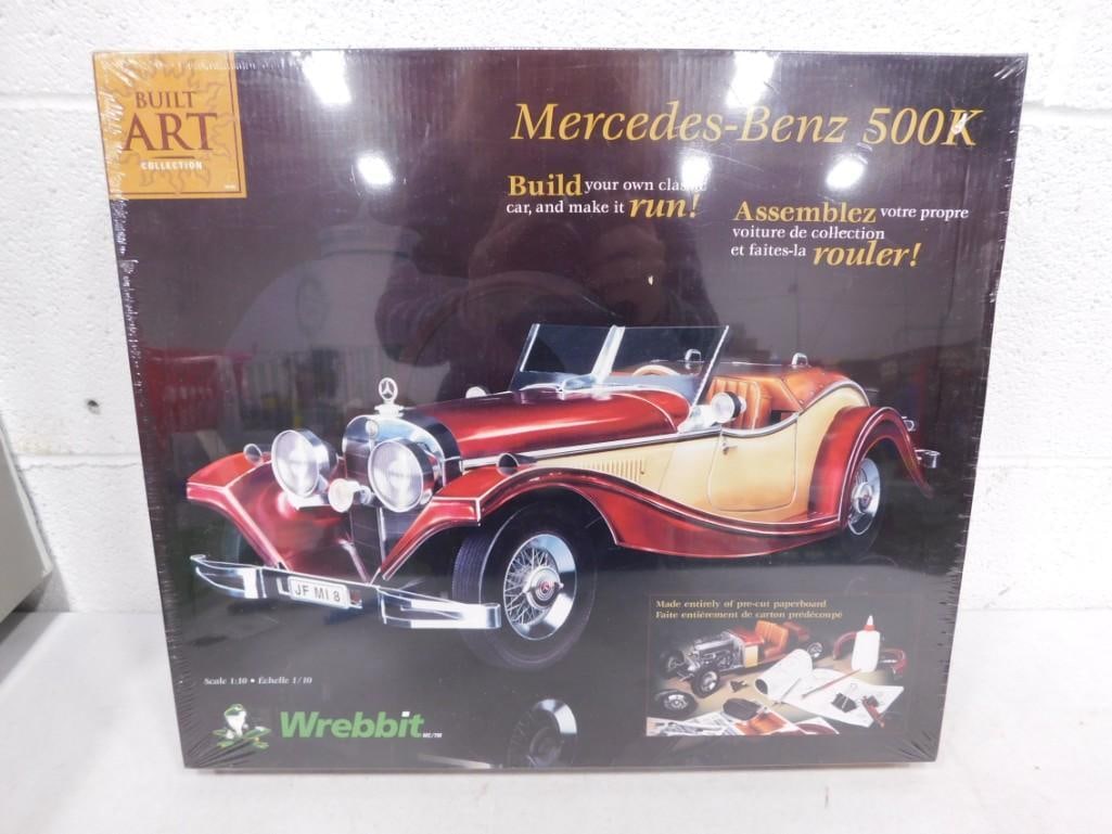 Sealed Mercedes-Benz 500K 1:10 Scale Model Kit Wrebbit Built Art Collection (1 of 2)