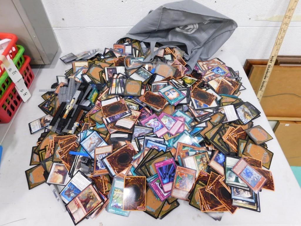 Large Lot of Yu-Gi-Oh Cards and Magic Cards, etc. (1 of 9)