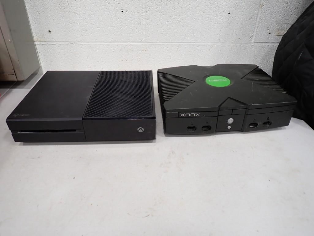 Pair of Microsoft XBox Game Systems (1 of 4)