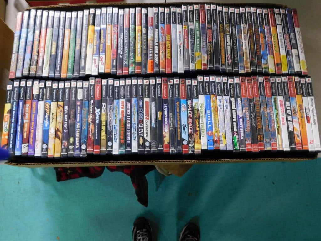 Lot of Approximately 100 PlayStation 2 Video Games (1 of 6)