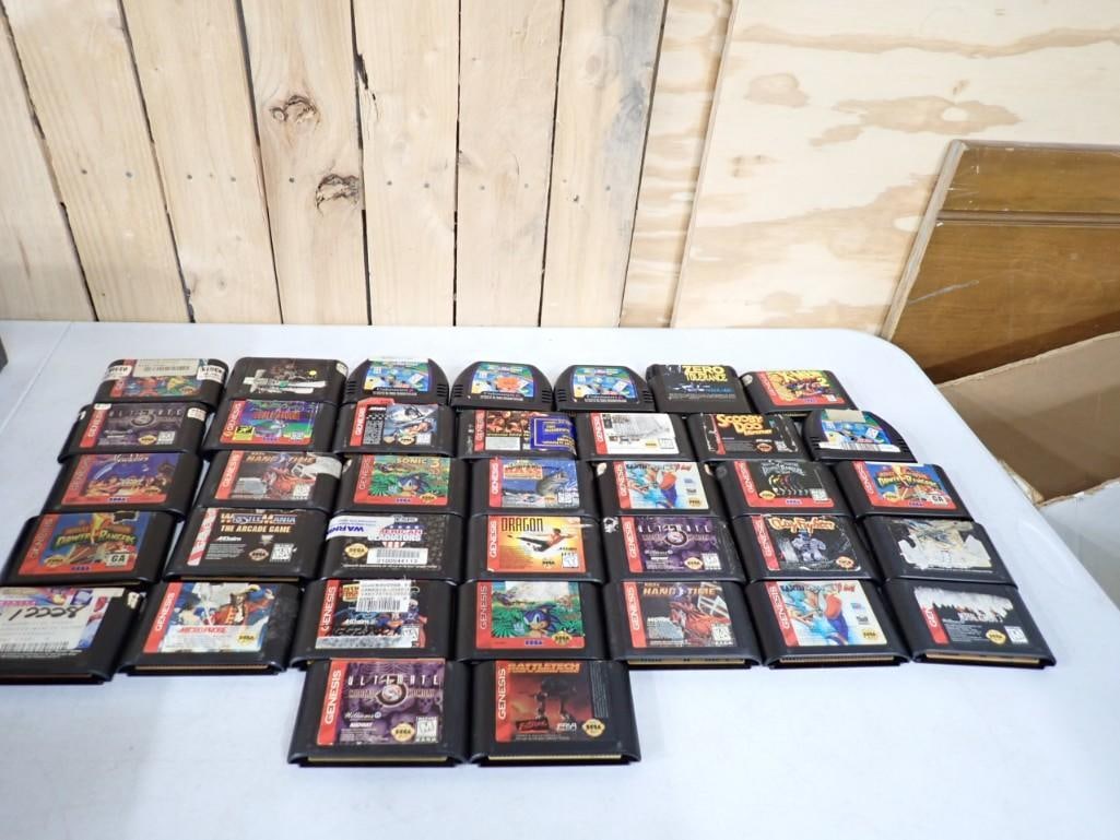 Sega Genesis Game lot including Scooby Doo, X-Men 2, Mortal Kombat Ultimate 3, Power Rangers, (1 of 6)