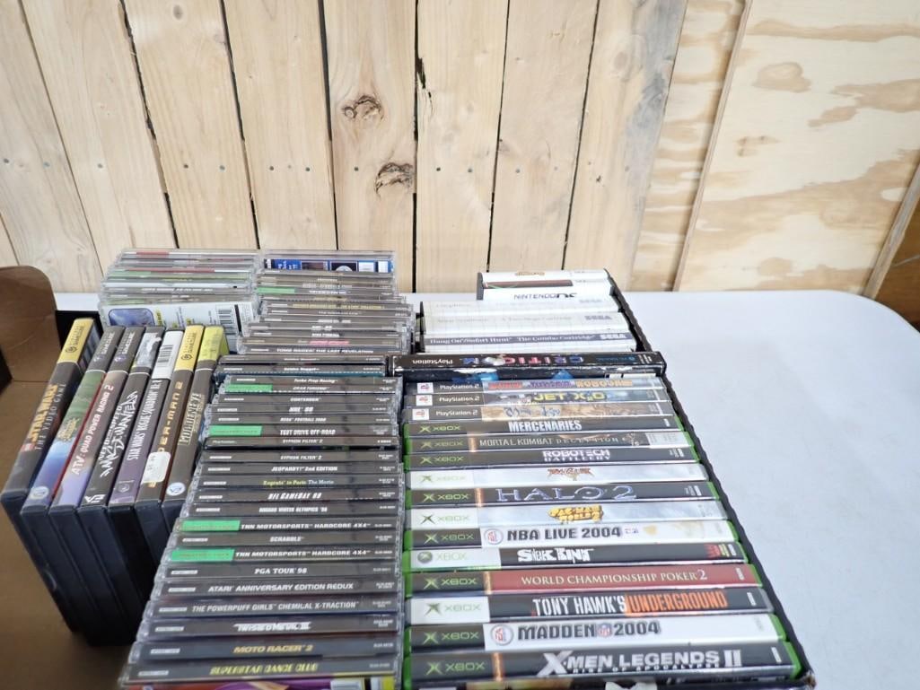 Large Lot of assorted Video Games - assorted systems including Gamecube, Xbox, Ninendo DS, PlayStati (1 of 6)