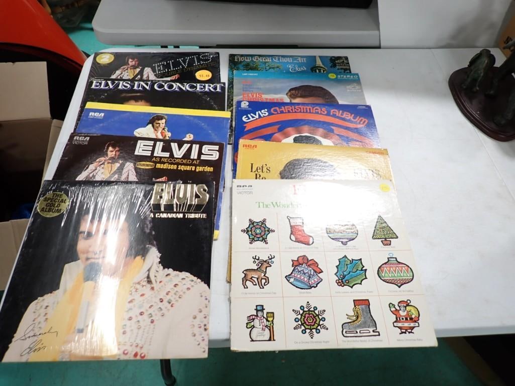 10 Elvis Presley Vinyl Records 33 RPM LPs (1 of 4)