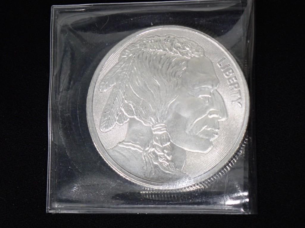 1 Troy Ounce Fine Silver Round Liberty Design (1 of 4)
