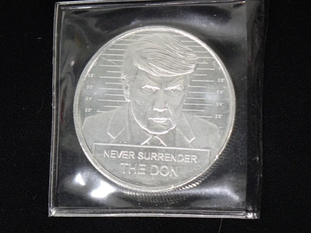 1 Ounce Silver Round Donald Trump on 1 Side and the Whitehouse on the Back "The Don" (1 of 4)