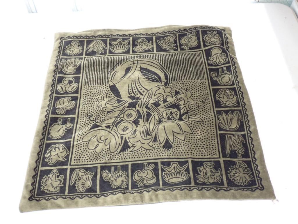 English Cressida Bell Velvet Pillowcase: English Cressida Bell Velvet Pillowcase