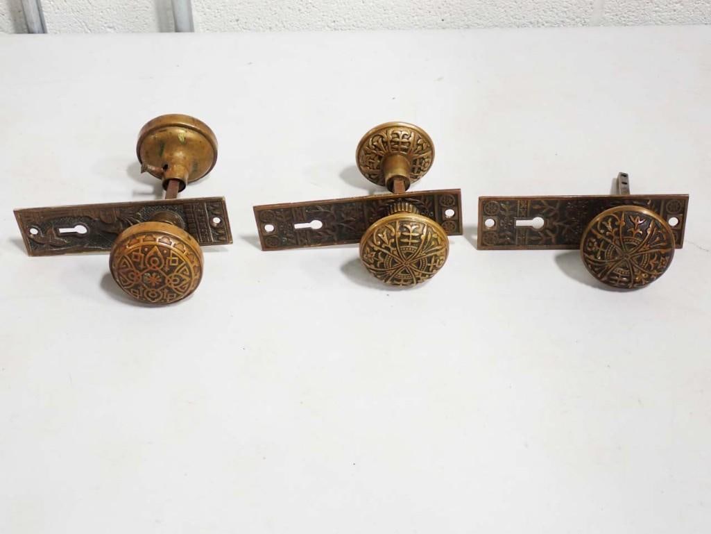 Group of Lockwood Bronze and Metal Door Knobs and Escutcheons (1 of 11)