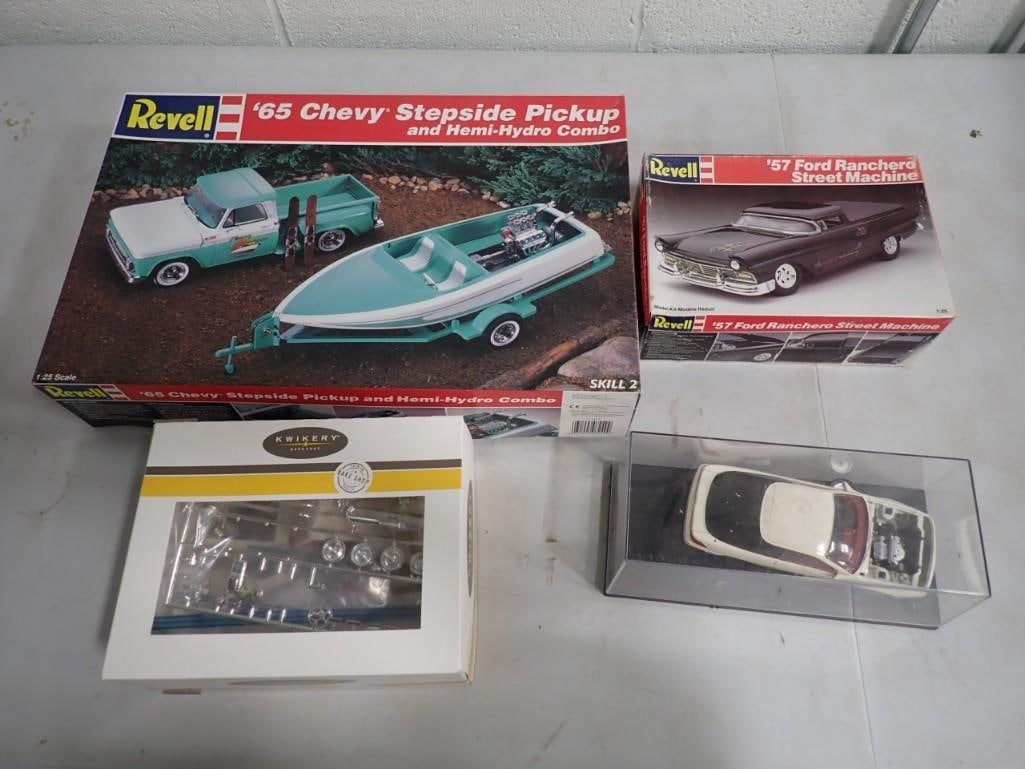 Model Kits including Revel 57 Ford Ranchero, Parts, Boat, etc. (1 of 5)