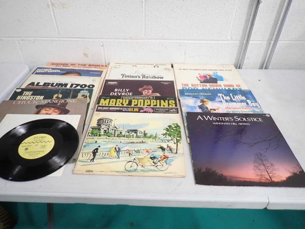 Vinyl Record Albums including Chuck Mangione, Roger Whittaker, Mary Poppins, Billy Devroe, etc.: Vinyl Record Albums including Chuck Mangione, Roger Whittaker, Mary Poppins, Billy Devroe, etc.