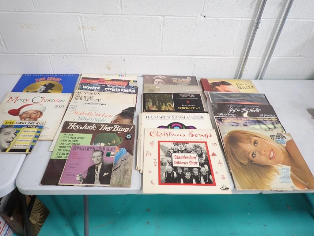 Vinyl Record Albums including Dave Brubeck, Glenn Miller, Bing Crosby, Irving Berlin, Itzhak Perlman: Vinyl Record Albums including Dave Brubeck, Glenn Miller, Bing Crosby, Irving Berlin, Itzhak Perlman, etc.