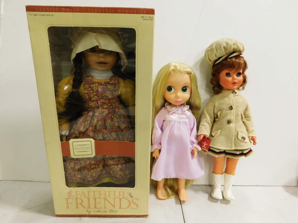 Vtg 1960s Furga Fashion Doll, Disney Animator Rapunzel, Heidi Ott Doll NIB Lot (1 of 6)