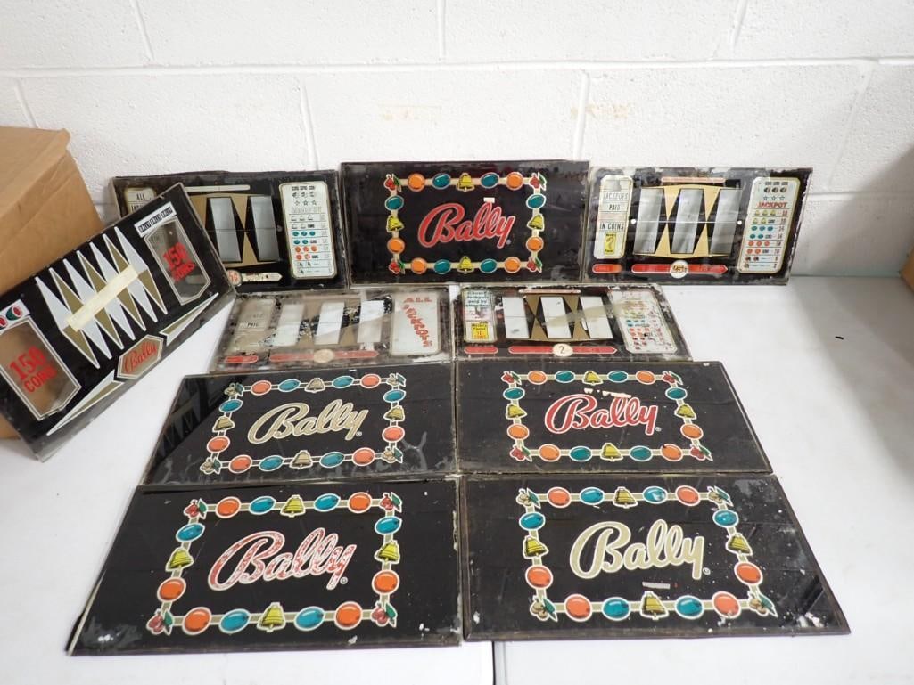 Lot of Vintage Slot Machine Glass incl Bally, Etc (1 of 18)