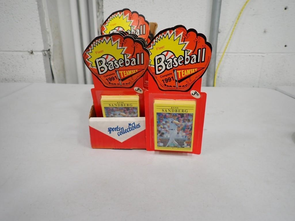 New in Package Fleer Baseball Cards in a Store Display (1 of 4)