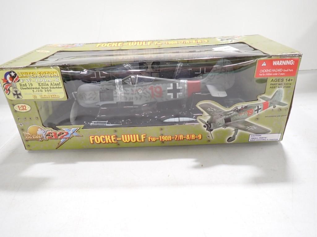 Focke-Wulf Limited Edition 1:32 Scale Model Military Airplane in Original Box (1 of 5)