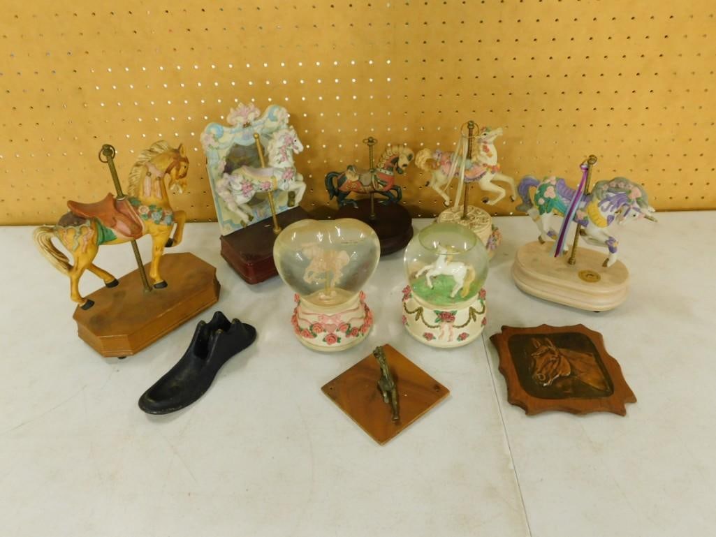 Carousel Horse Figurines and Snow Globes, Music Boxes, etc. (1 of 14)