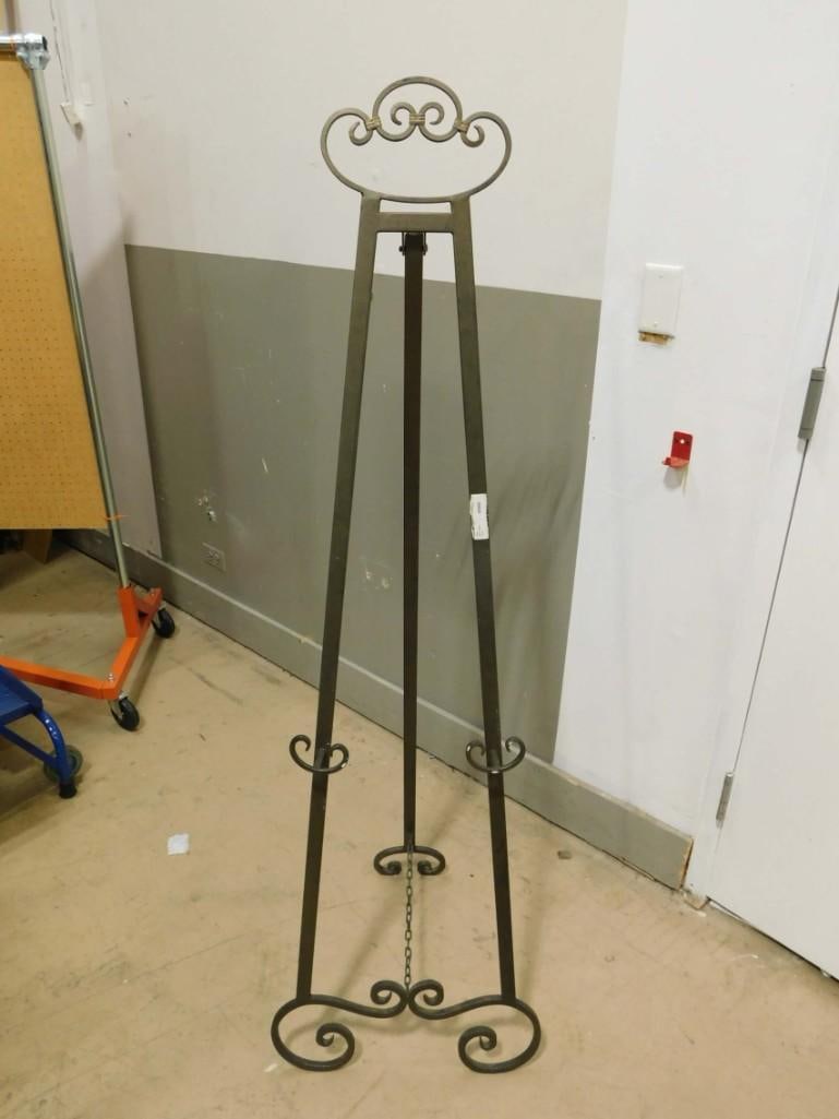 Metal Art Easel: Metal Art Easel . Approximately 64" tall
