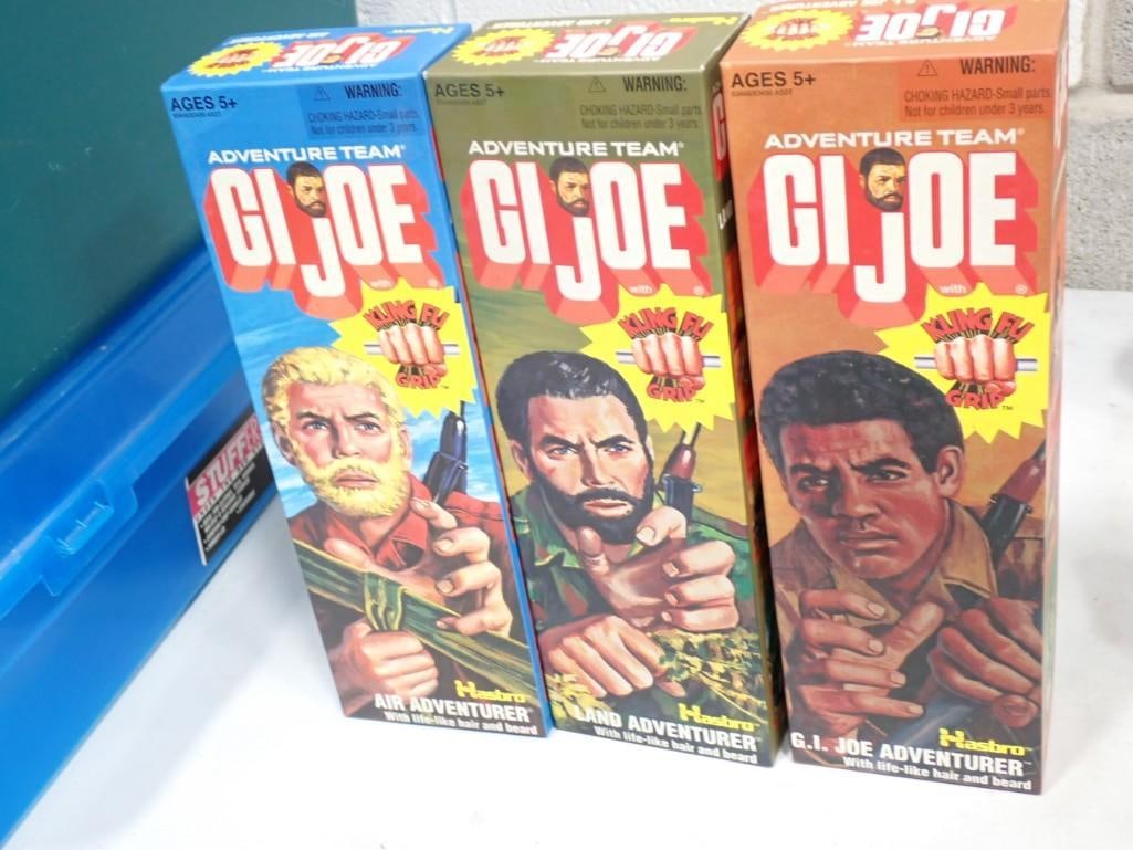 3 GI Joe Figures incl 1 in Sealed Box and 2 New in Open Boxes (1 of 4)