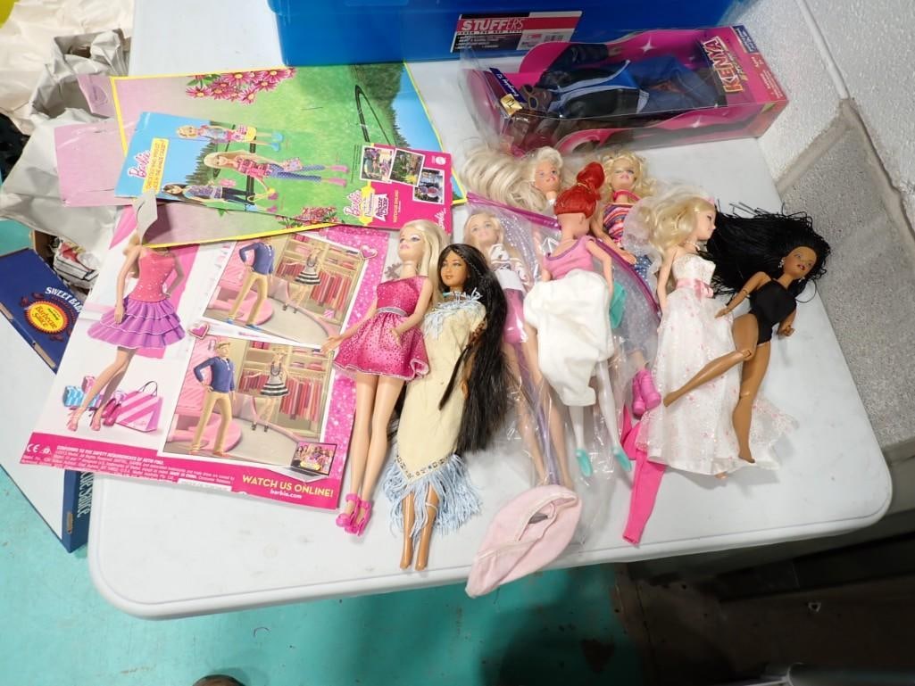 Lot of Dolls incl Barbies, Kenya Fashion Madness, etc (1 of 8)