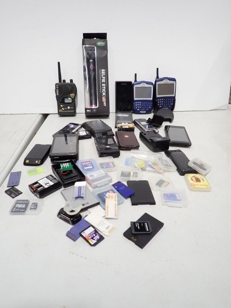 Electronics incl MRC-11 CB Radio, Blackberry Devices, Cell Phones, Selfie Stick, etc (1 of 5)