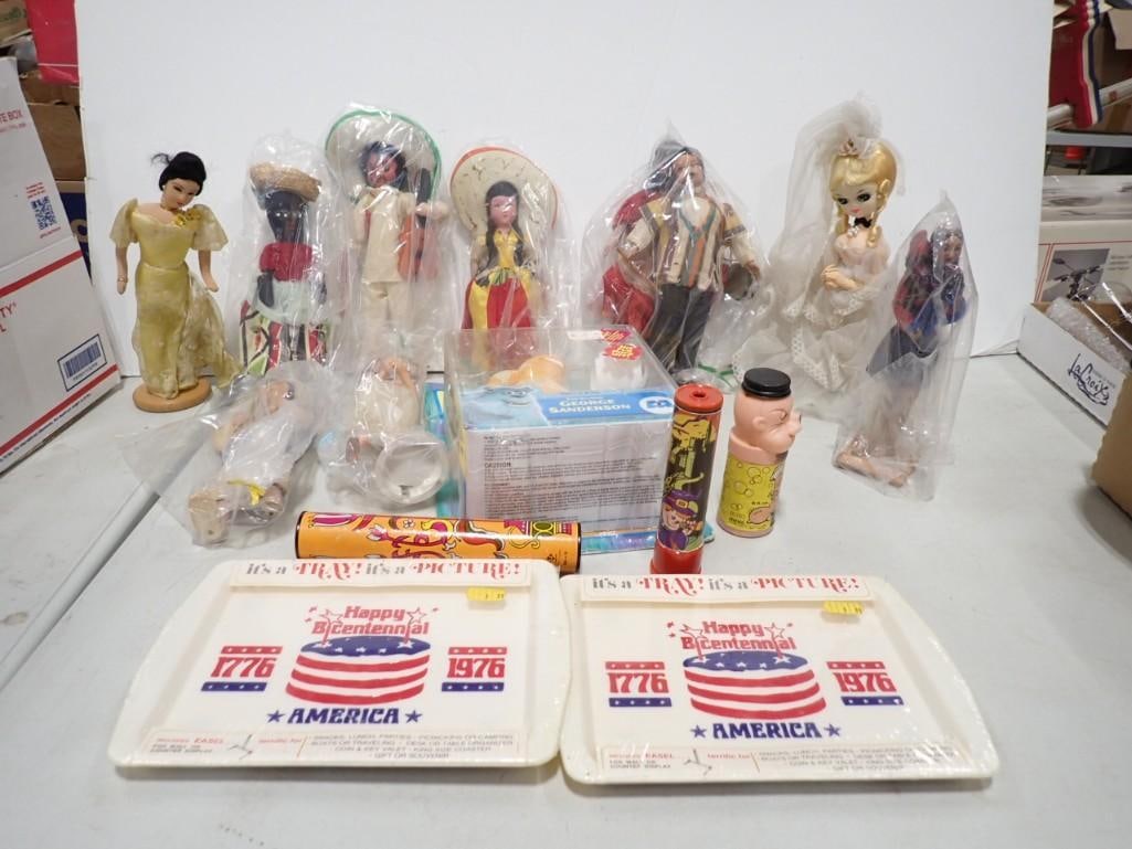 Vintage Bradley Big Eye Doll, Ethnic Dolls, Kaleidoscopes, (1 of 6)