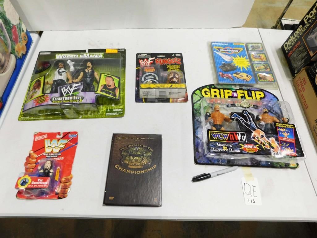 Wrestling Lot incl WWE The History of the Championship DVD, WrestlyMania TitanTron Live Double Slam (1 of 13)