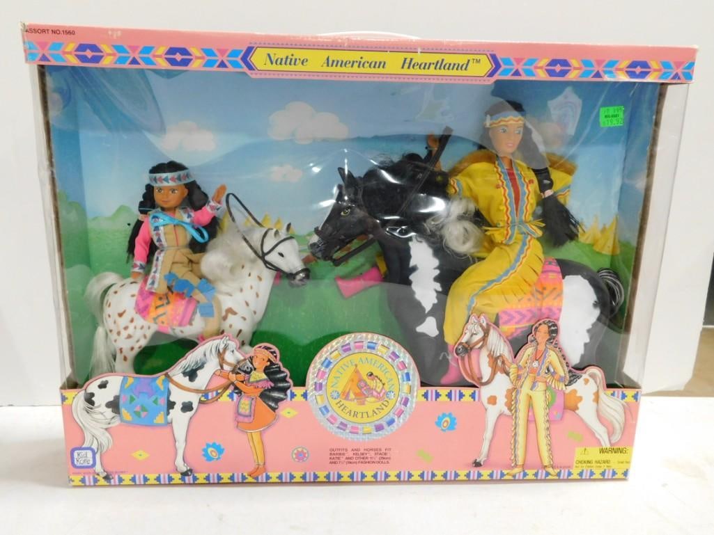 Native American Heartland Dolls Playset New in Box: Native American Heartland Dolls Playset New in Box