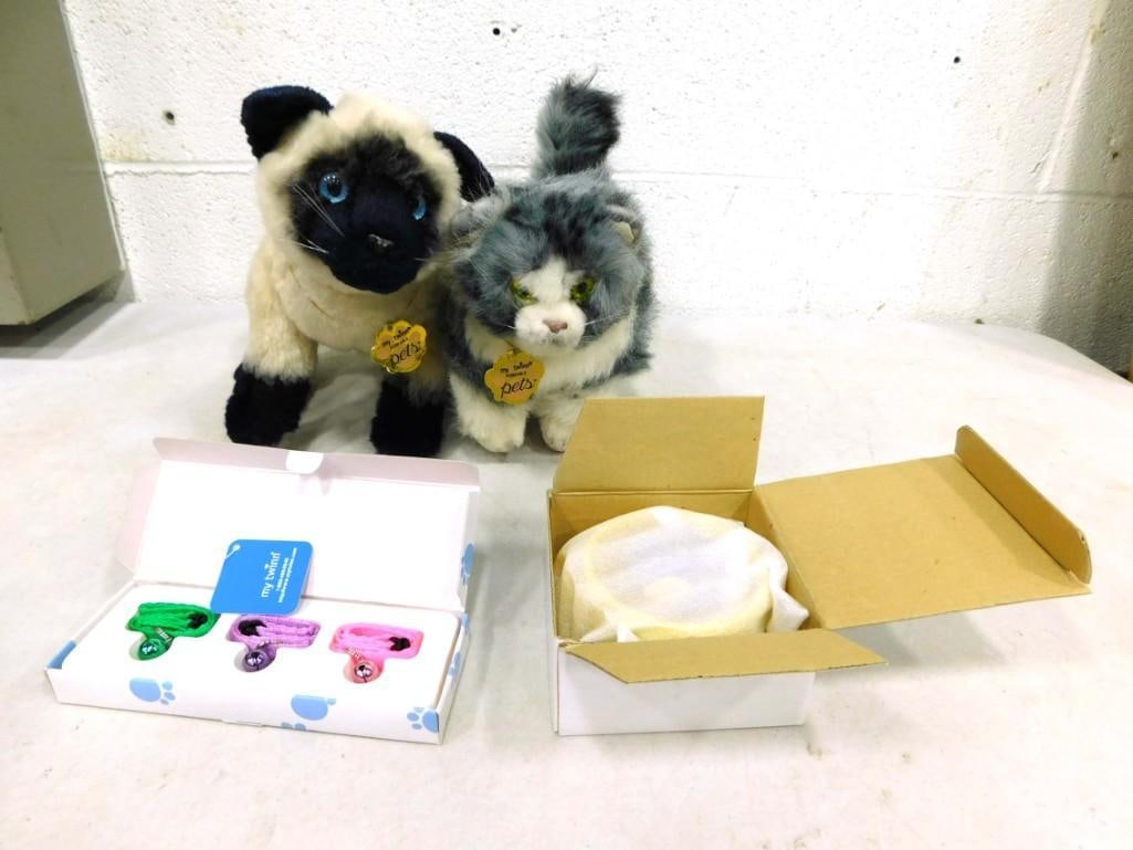 2 My Twinn Poseable Pets Kittens / Cats and Accessories Lot (1 of 6)