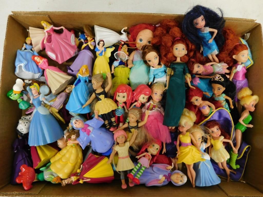 Huge Disney Princess Mini Dolls, Fairies & PVC Figures Lot (1 of 5)