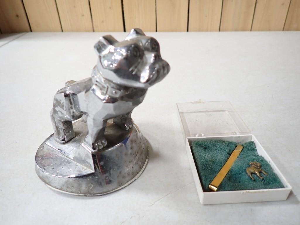 Vintage Mack Bulldog Hood Ornament and small collectible: Vintage Mack Truck Bulldog Hood Ornament and small collectible