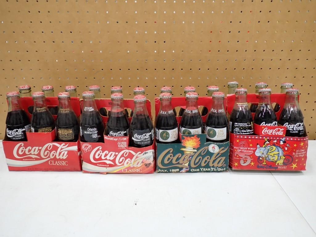 Lot of Collector Coca Cola Glass Bottles (1 of 8)