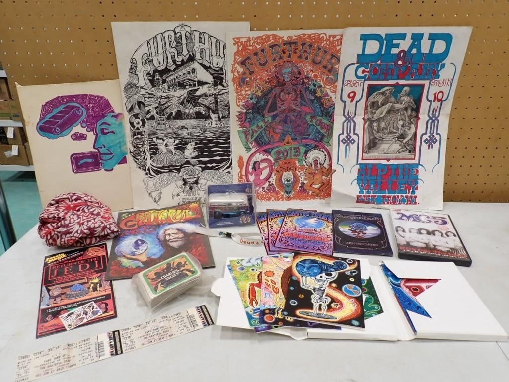 Ephemera Lot including Dead & Company, Grateful Dead, Return of the Jedi, Furthur, MC5, Charles Ange (1 of 11)