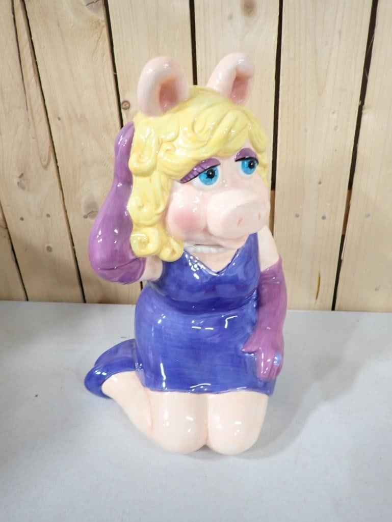 Miss Piggy Ceramic Cookie Jar Treasurecraft Henson (1 of 5)
